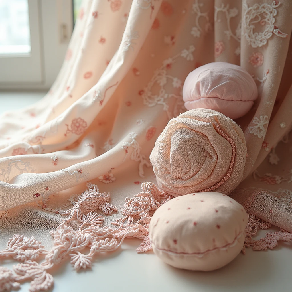 Materiales premium para decoración textil